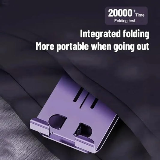 360Β° Adjustable Aluminium Phone Stand with Anti-Slip Base