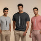 Men’s Round Neck Graphic Printed T-Shirts Combo Pack of 3