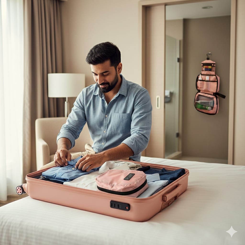 Premium Hanging Toiletry Organizer Travel Bag