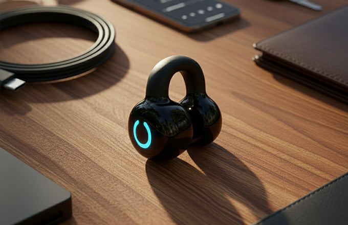 Open-Ear Bone Conduction Bluetooth Earbud with Comfortable Fit